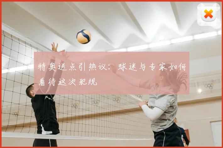 特奥送点引热议:球迷与专家如何看待这次犯规